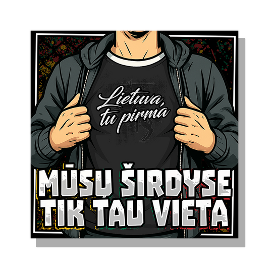 500 Lipdukų ,,Širdyse"