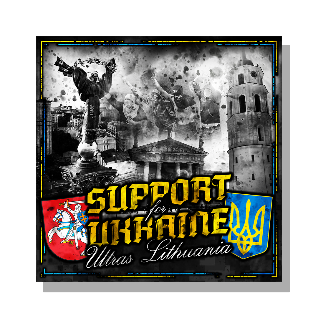 500 Lipdukų ,,Support Ukraine"