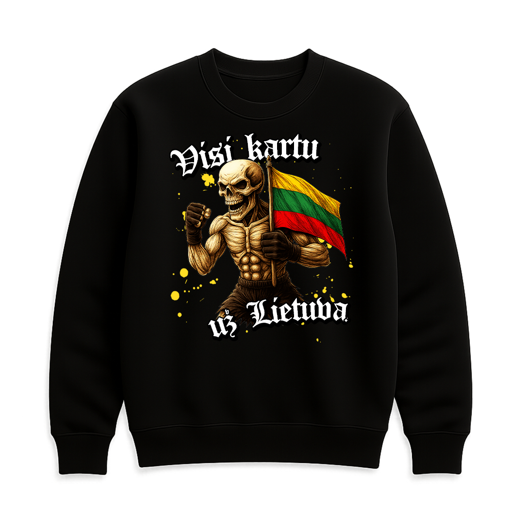 Džemperis be kapišono "Kaukolė"